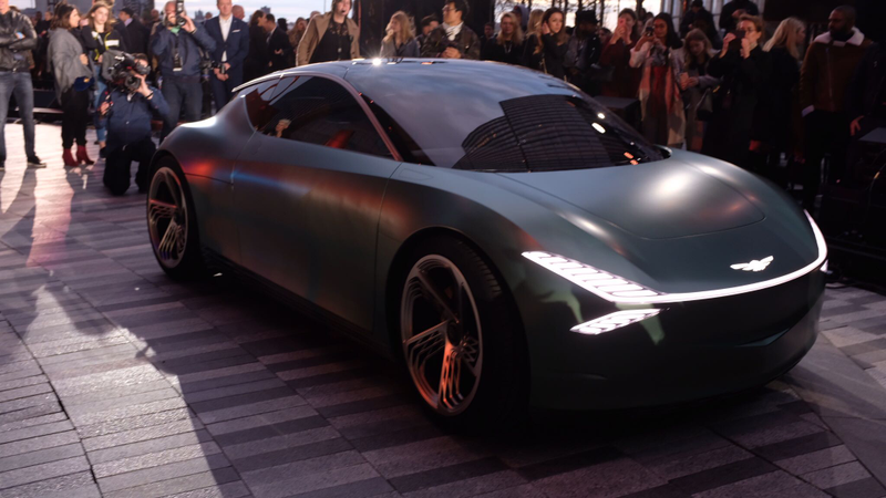 Illustration for article titled Take a Closer Look at The New Genesis Mint Luxury EV Hatchback Concept